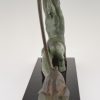 Art Deco Skulptur atletische  Mann, “L’age du bronze”