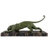 Art Deco panther sculpture