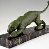 Art Deco sculptuur panter