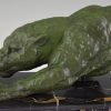 Art Deco panther sculpture