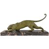 Art Deco sculpture of a panther