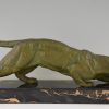 Art Deco sculpture of a panther