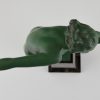 Art Deco sculpture danseuse nue 49,5 cm