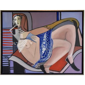 dominique-pery-painting-of-a-nude-with-blue-skirt-holding-a-blue-letter-937570-en-max