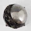 French Art Deco wrought iron mistletoe paperweight