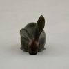 Art Deco sculpture en bronze lapin
