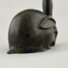 Art Deco Skulptur Bronze Kaninchen