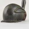 Art Deco bronze sculpture of a rabbit