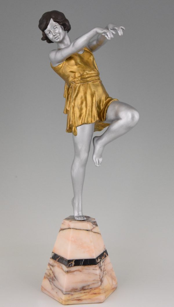 Art Deco sculpture of a dancer