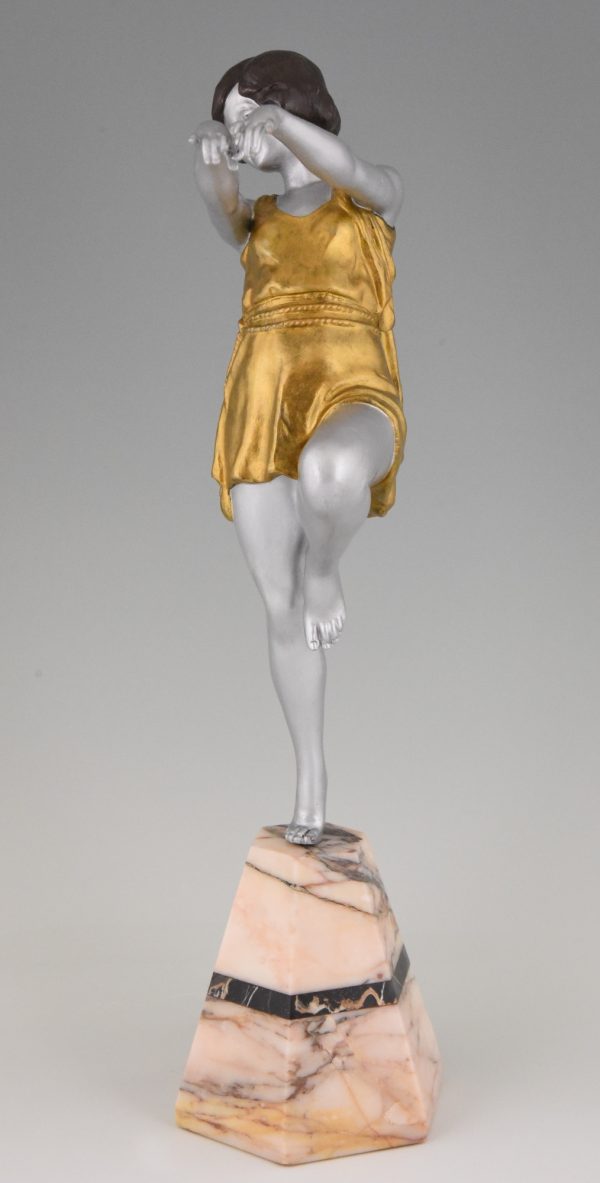 Art Deco sculpture of a dancer