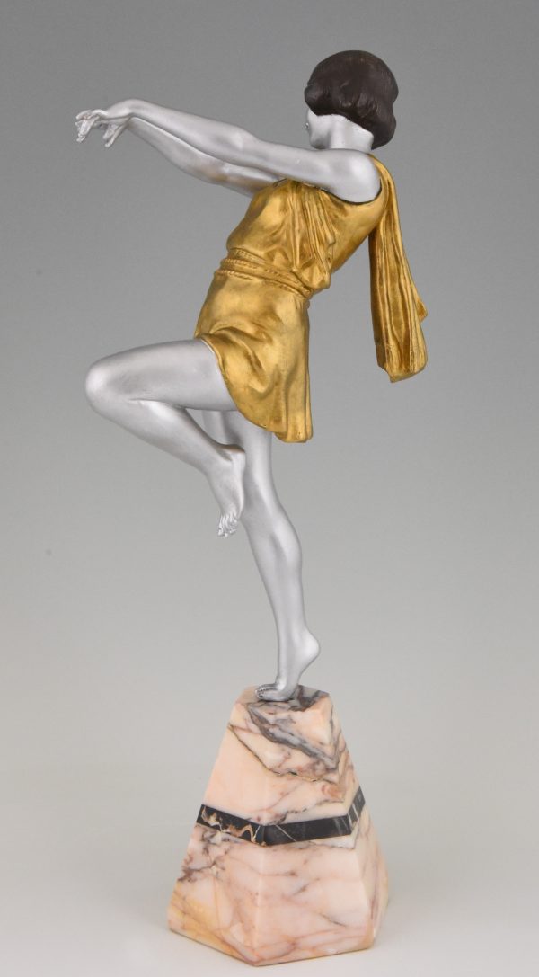 Art Deco sculpture of a dancer