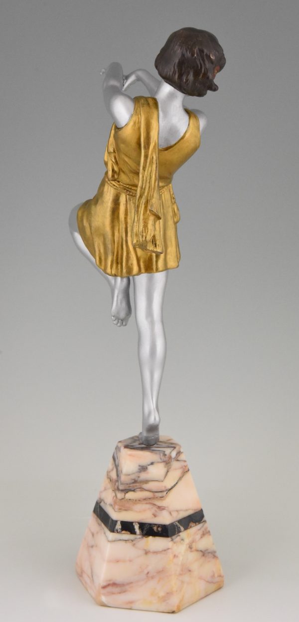 Art Deco sculpture of a dancer