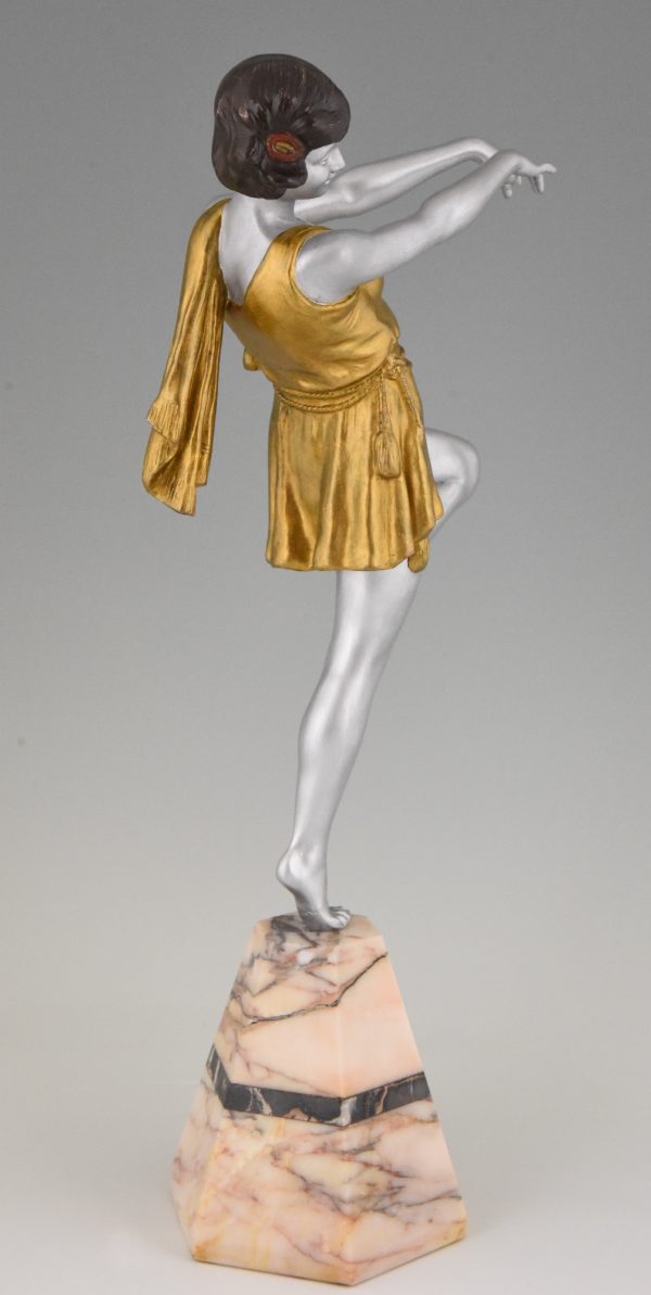 Art Deco sculpture of a dancer