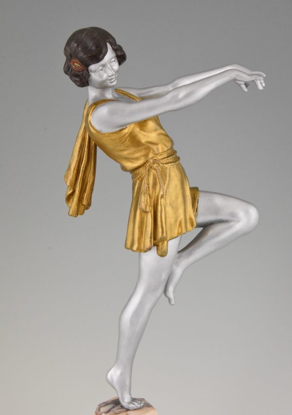 Art Deco sculpture of a dancer