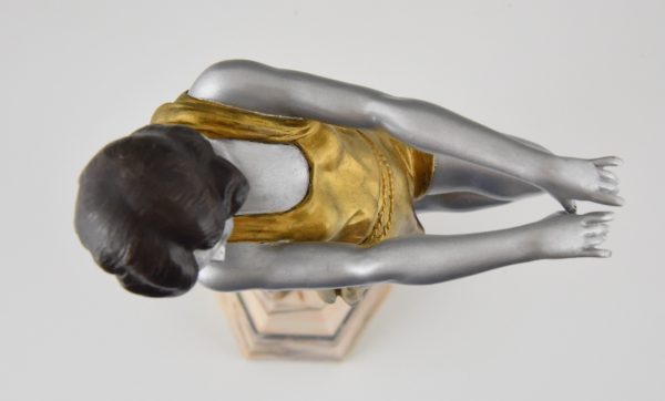 Art Deco sculpture of a dancer