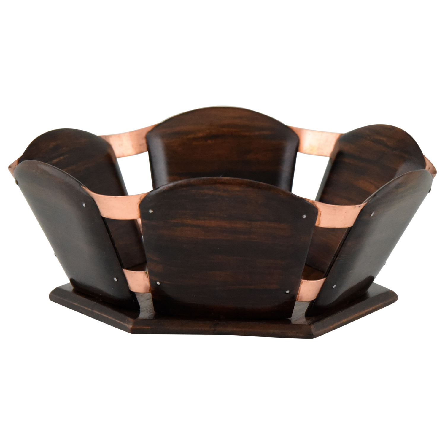 Art Deco papiermand voor bureau Art Deco papiermand voor bureau