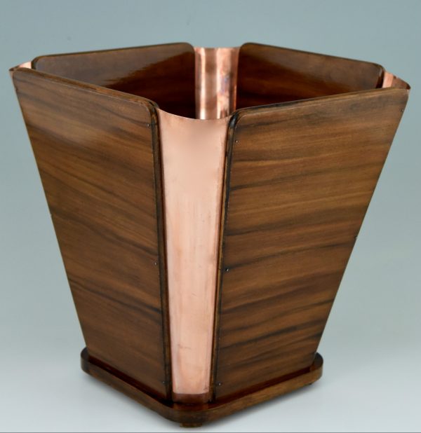Art Deco waist paper basket
