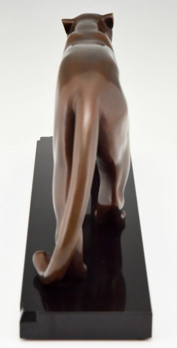 Art Deco sculptuur brons panter