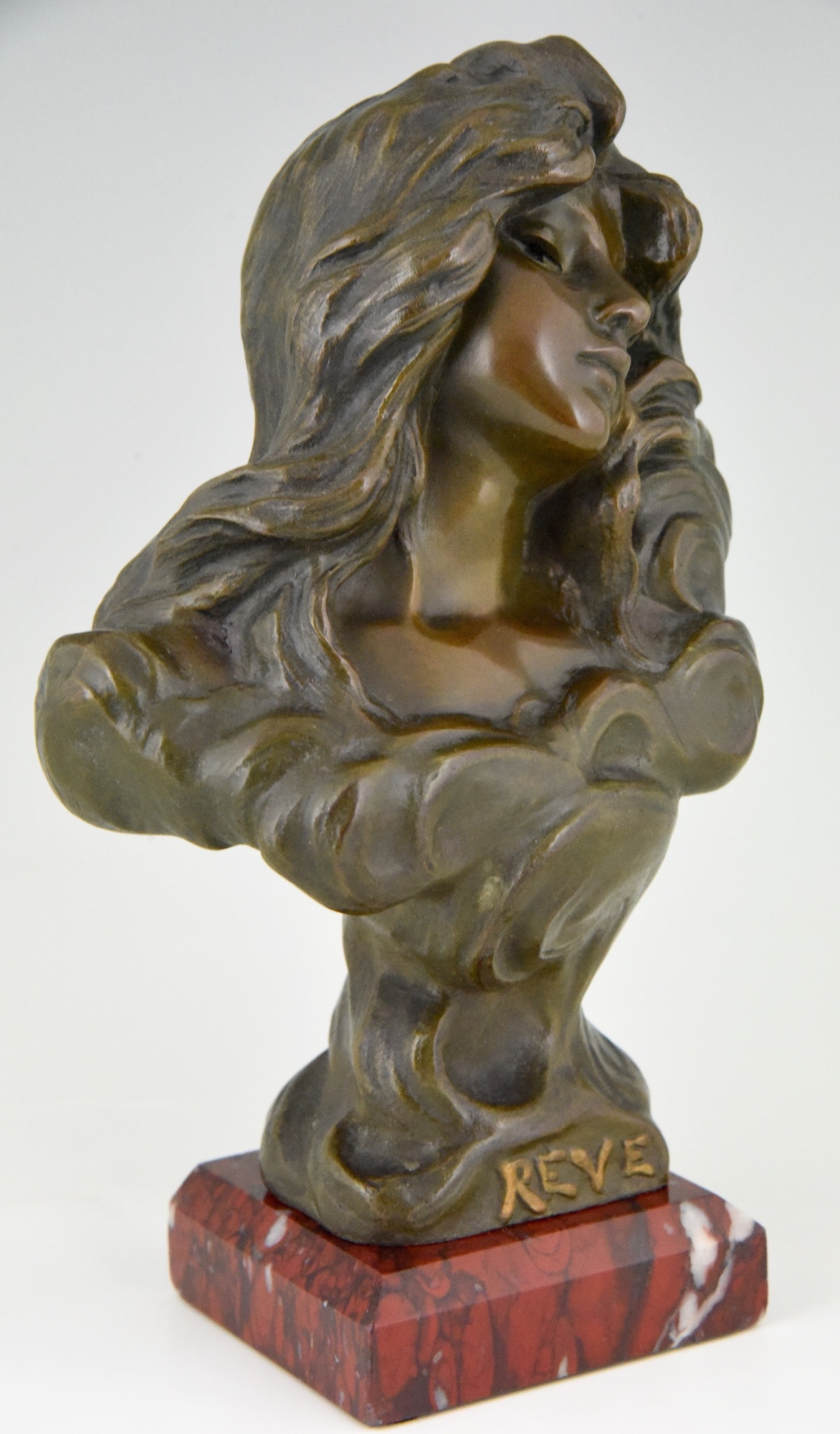 Art Nouveau Woman Bust