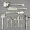 Art Deco silver plated cutlery set 118 pc in case