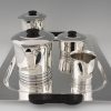 Art Deco silvered tea and coffee set 5 pc