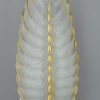 Art Deco wandlampen glas en brons