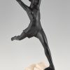 Olympe, Art Deco sculpture of a girl