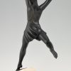 Olympe, Art Deco sculpture of a girl