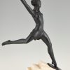 Olympe, Art Deco sculpture of a girl