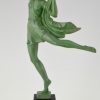 Art Deco sculpture of a dancer