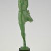 Art Deco sculpture of a dancer