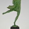 Art Deco skulptur Tänzerin