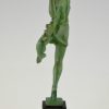 Art Deco sculpture of a dancer