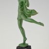 Art Deco sculpture of a dancer