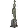 Sculpture Art Deco femme nue debout