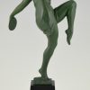 Art Deco sculpture danseuse aux cymbales.