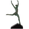 Art Deco nude sculpture of a dancer, Olympia