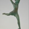 Art Deco sculpture danseuse Olympia