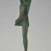 Art Deco sculpture danseuse Olympia