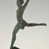 Olympe Art Deco Figur rennende Frau