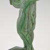 Venus, Art Deco Skulptur Frauenakt Badende