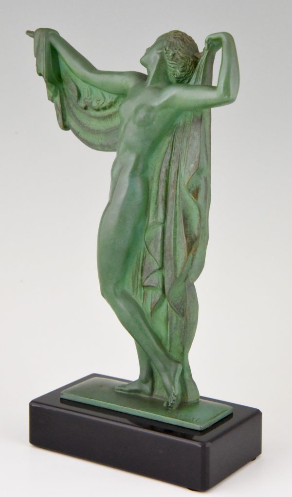 Venus, Art Deco Skulptur Frauenakt Badende