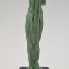 Venus, sculpture Art Deco femme nue aux drapé