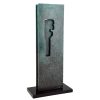 Mid Century Modern abstract bronze sculpture 1970