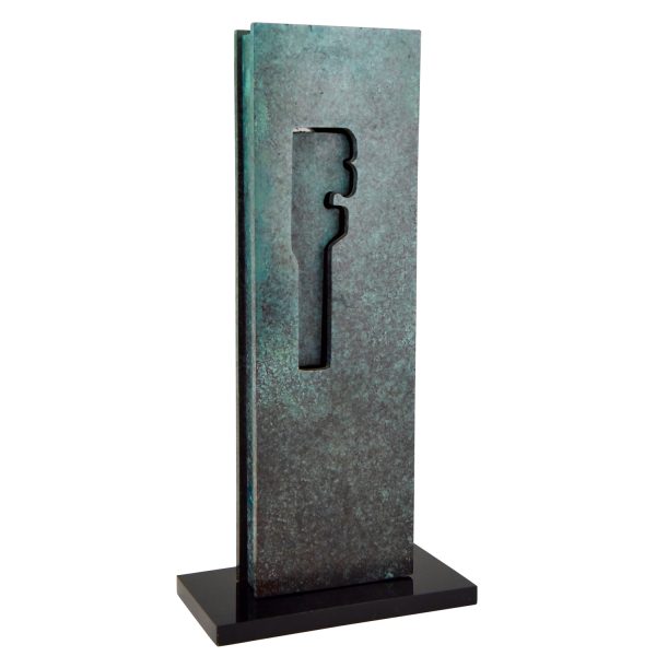 Bronze Skulptur Abstrakt 1970