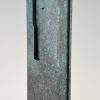 Mid Century Modern abstract bronze sculpture 1970