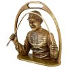 Antike bronze Breifbeschwerer Jockey