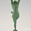 Art Deco sculpture of a dancer.