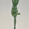 Art Deco sculpture of a dancer.