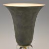 Art Deco lampe vase avec boules de verre